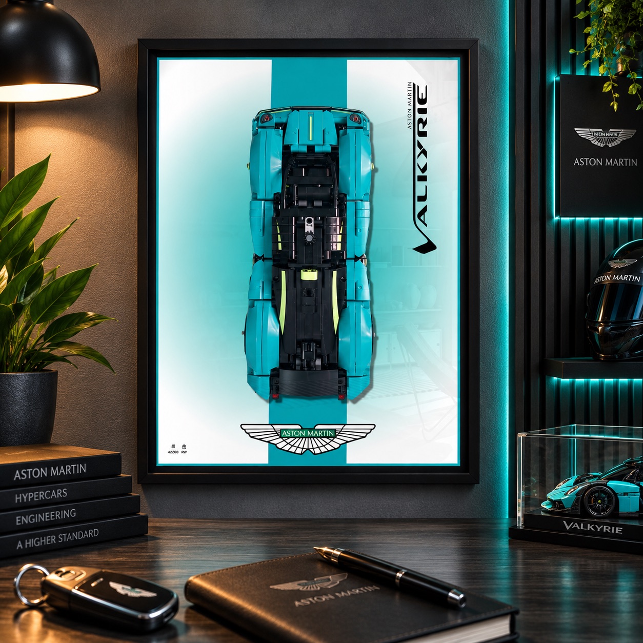 Aston Martin Valkyrie Poster for Technic #42208 – Model 1