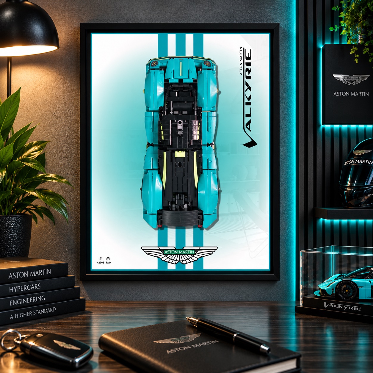 Aston Martin Valkyrie Poster for Technic #42208 – Model 2