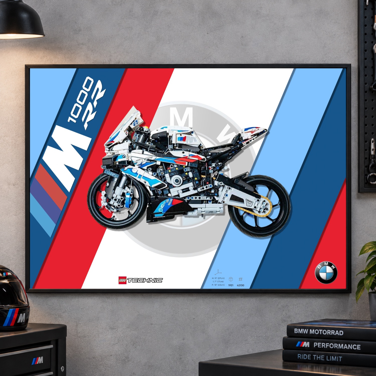 BMW M 1000 RR Poster for Technic #42130 – Model 2