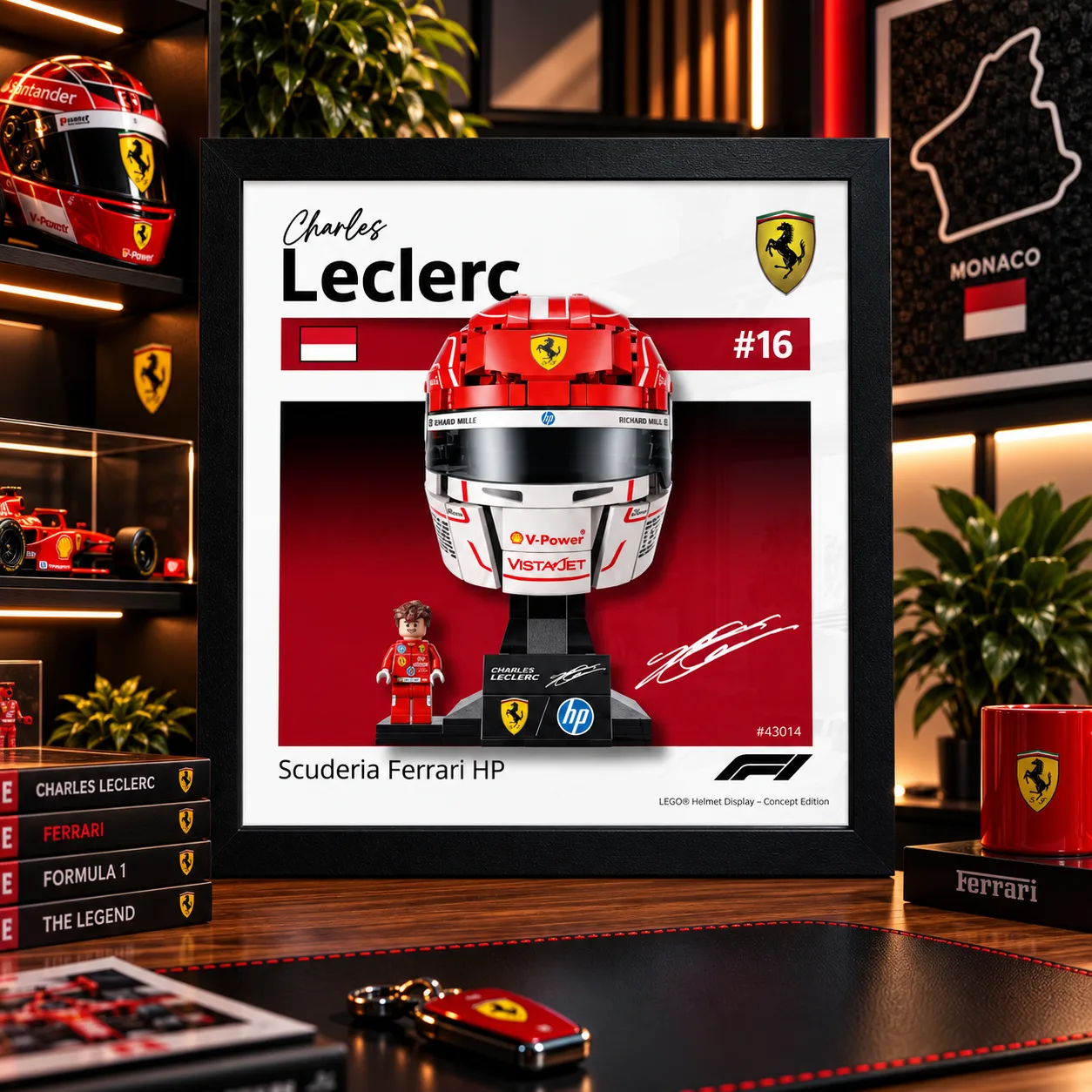Charles Leclerc Ferrari F1 Helmet #43014 – Model 2