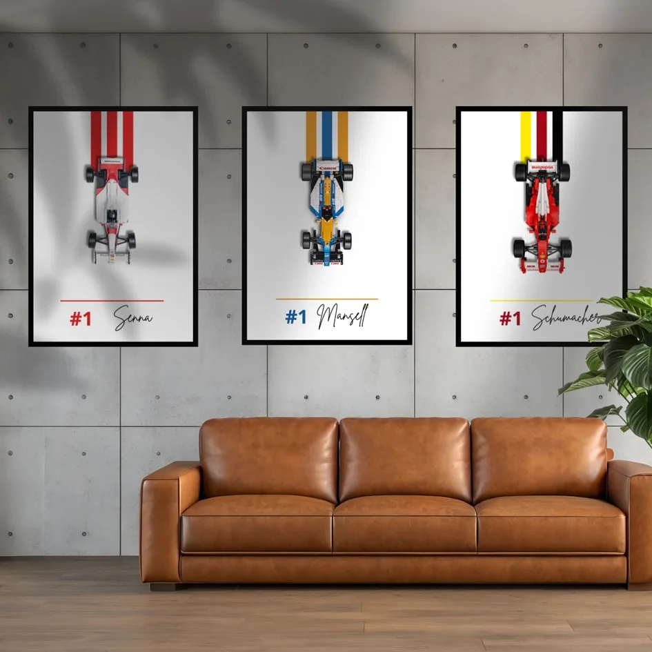 F1 Legends Poster Pack – Senna, Mansell & Schumacher - #10330 - #10353 - 11375