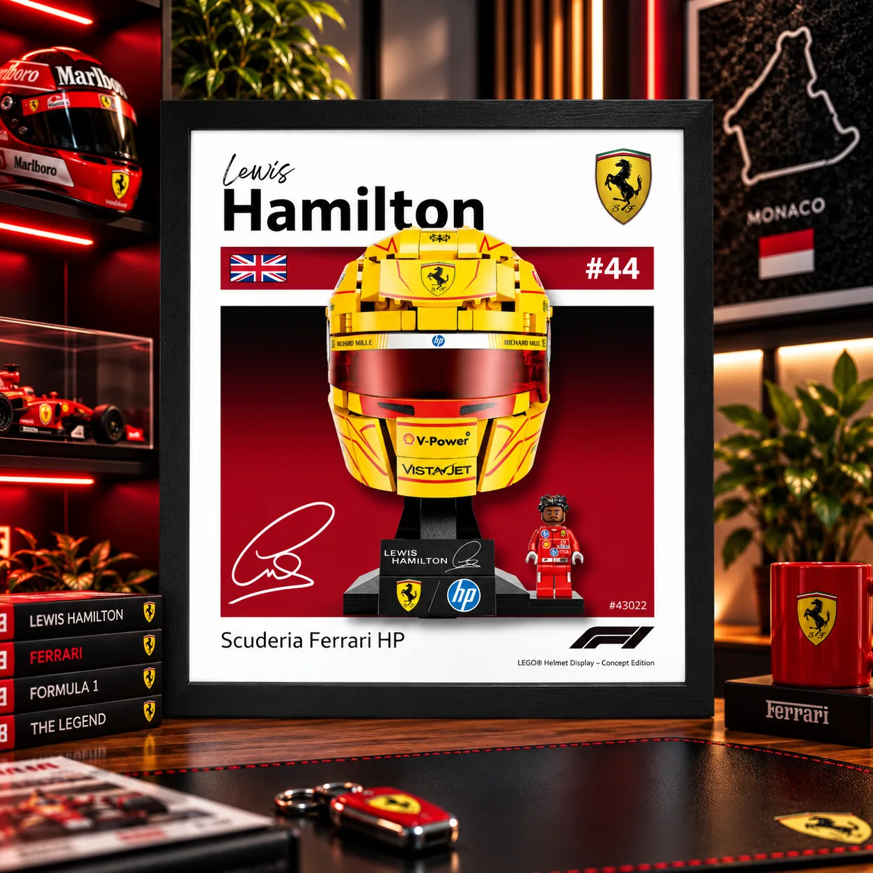 Lewis Hamilton Ferrari F1 Helmet #43022 – Model 2
