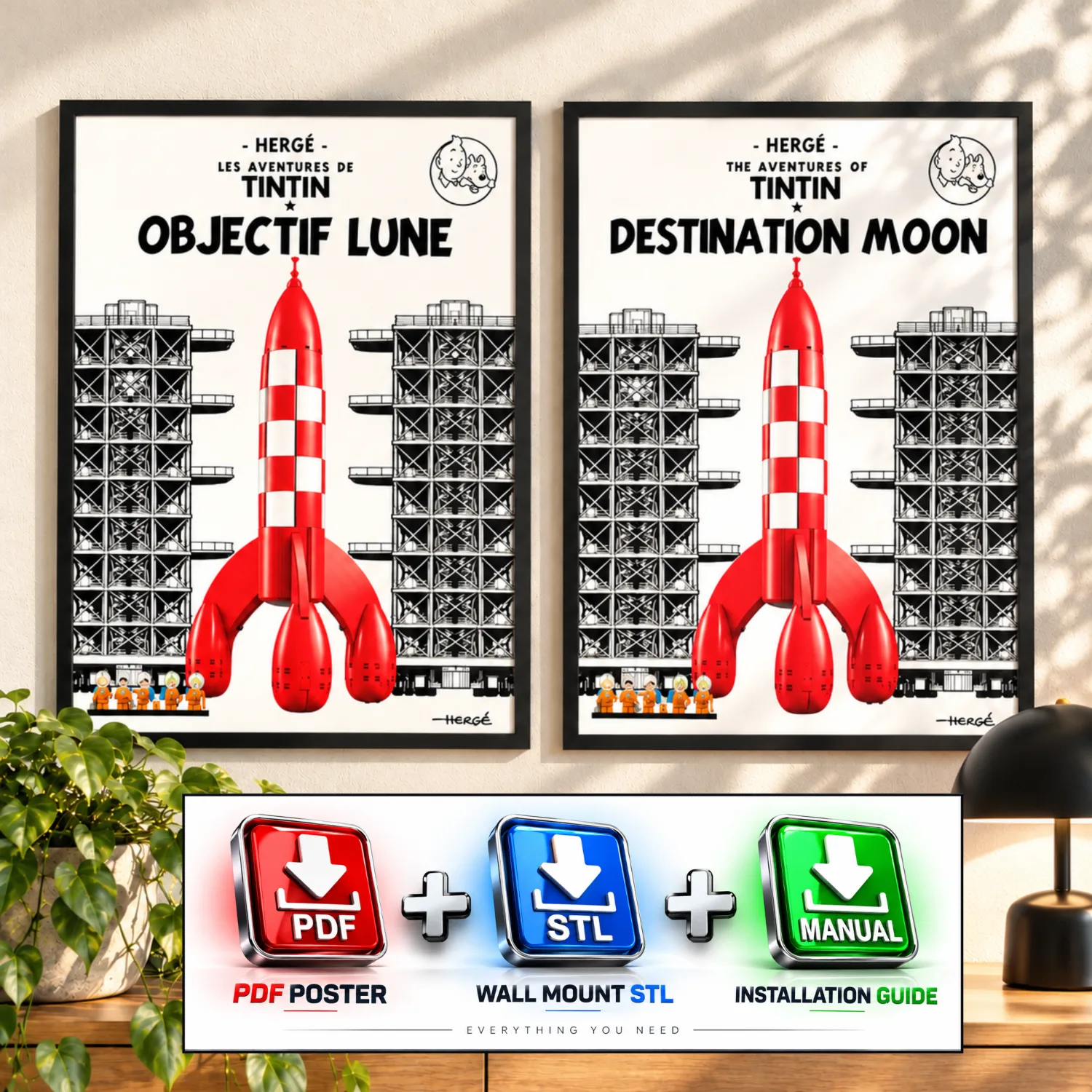 Objectif Lune Poster + STL + Manual #21367 – Model 2