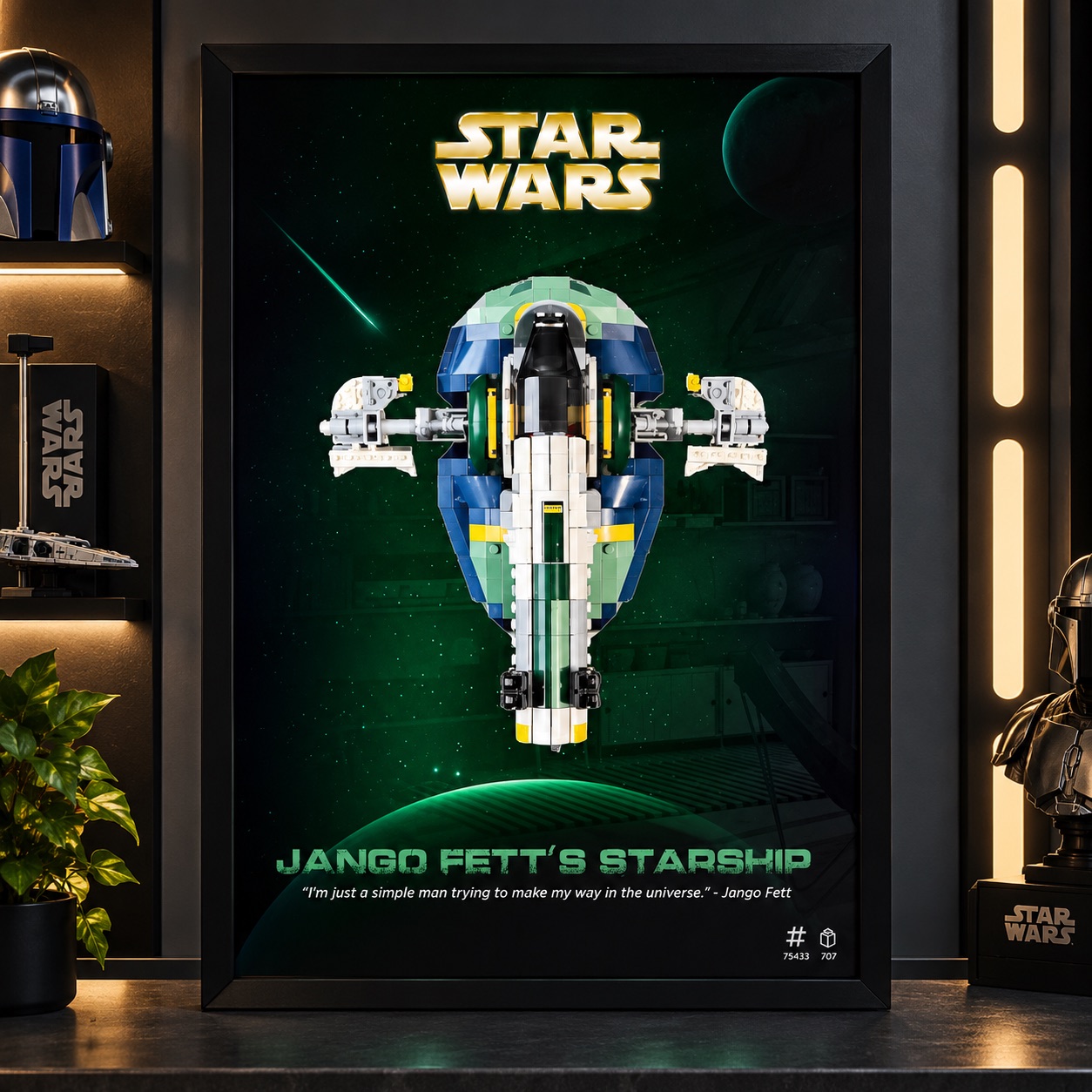Star Wars Jango Fett’s Starship #75433